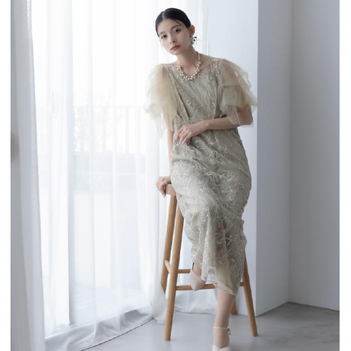 LE'RURE 【 LERURE 】9382 パーティードレス 結婚式 ワンピース