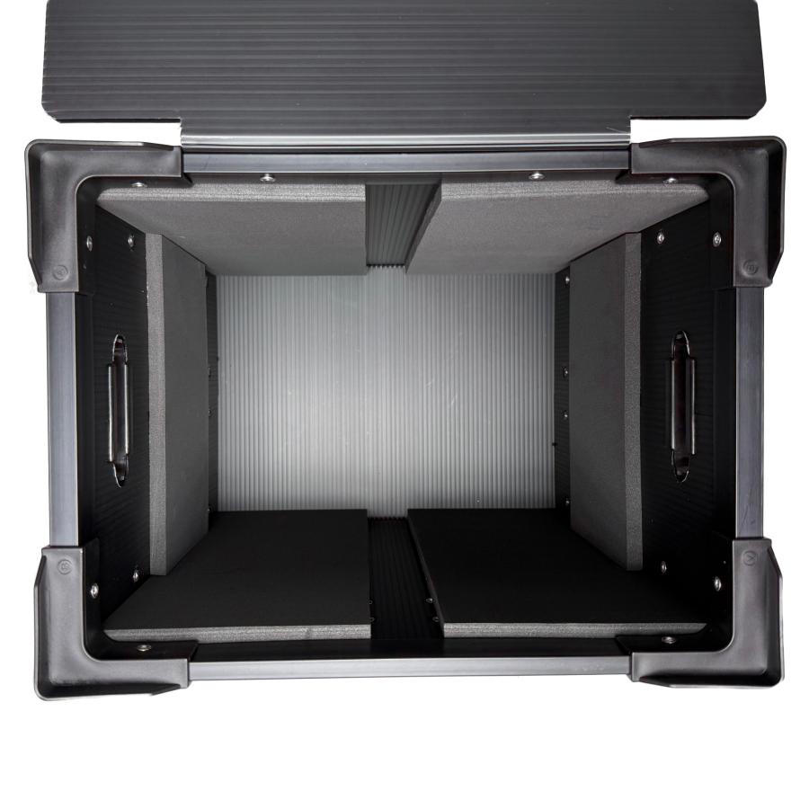 プラダンケース SCHILL製GT310 ケーブルリール用 シル ダンプラ  フタ付き 緩衝材入り 機材 収納 ボックス |  | 05