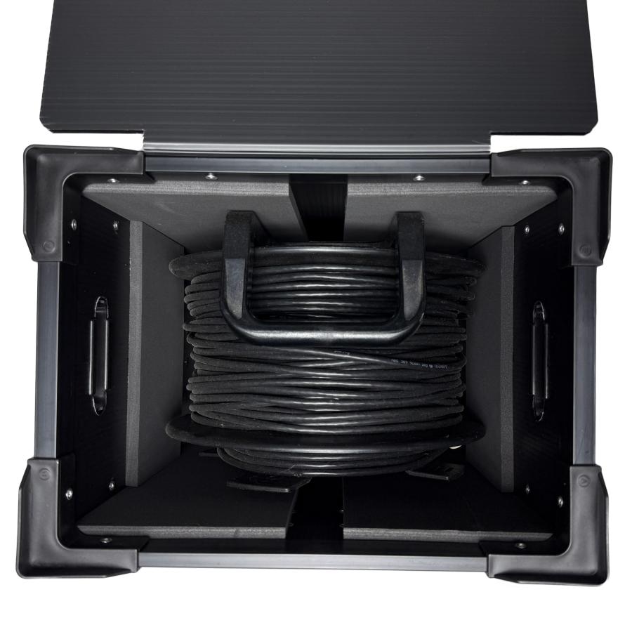 プラダンケース SCHILL製GT310 ケーブルリール用 シル ダンプラ  フタ付き 緩衝材入り 機材 収納 ボックス |  | 07