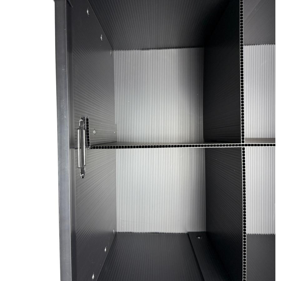 プラダンケース PAR64ロング/LED 照明機材用 4灯収納 ダンプラ ケース