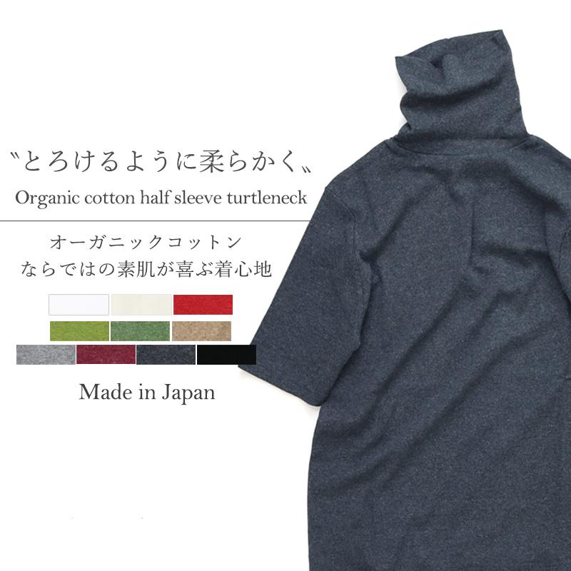 ハイネック tシャツ 7分袖 長袖 レディース トップス
