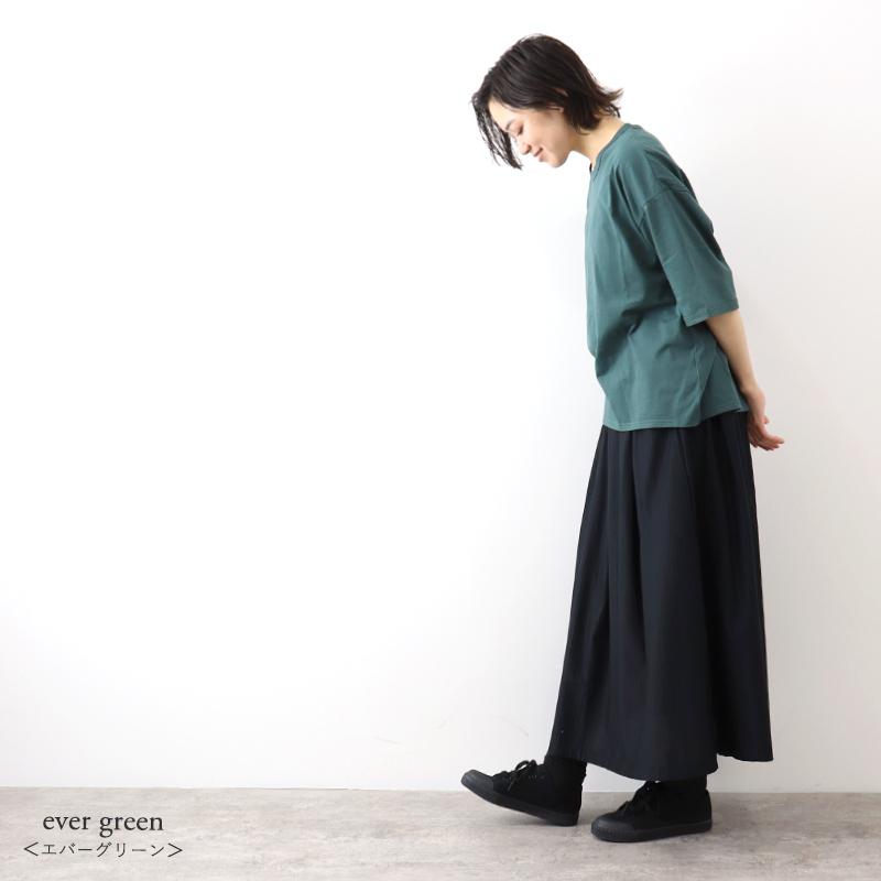 ビッグtシャツ 半袖 レディース 綿 ゆったり 大きめ 5分袖 harmonie -Organic Cotton-(アルモニ オーガニックコットン)6ステッチ tシャツ 日本製 82250670｜plage-keep-it-simple｜15