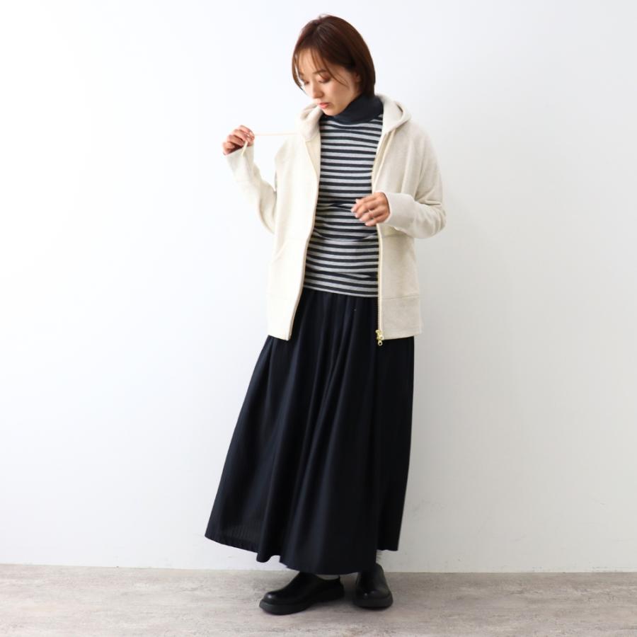 美品✨アルアバイル　カシミヤ　ウール　ダブルジップアップ　フーディ　パーカー ダブルジップパーカー≪洗濯機で洗える≫ | la.f（Women）/ラ エフ