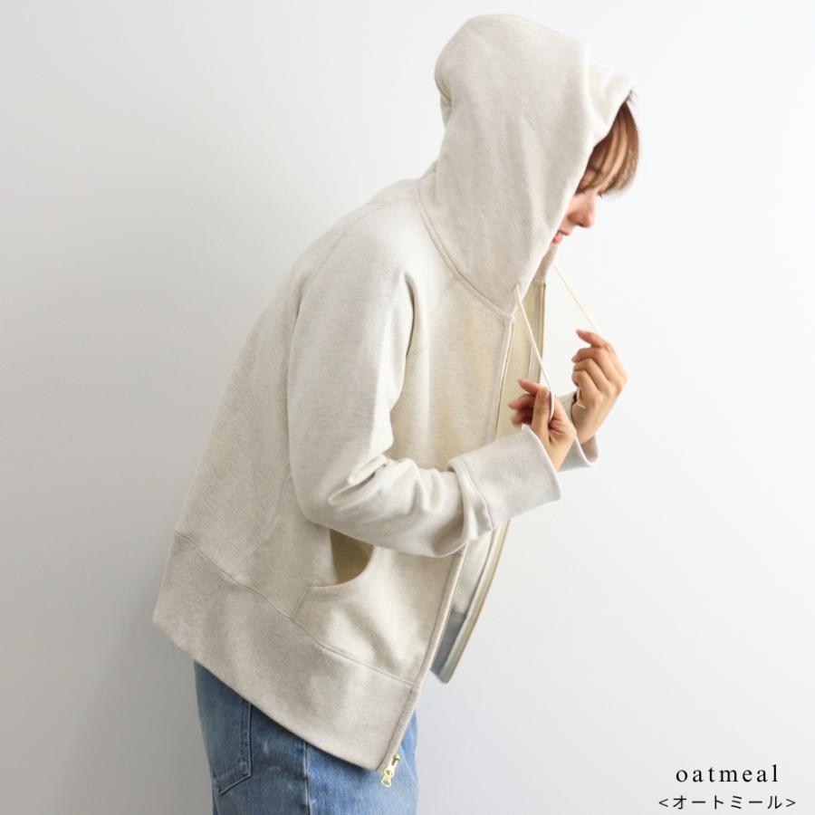 美品✨BEIGEベイジ　オーガニックコットンスウェットジップパーカー ジップパーカー レディース スウェット[品番：II000010003