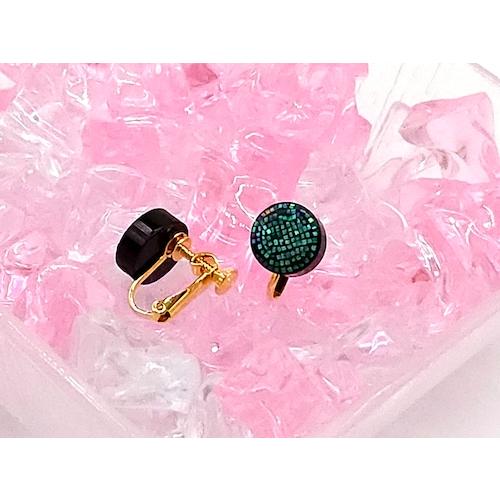 本べっ甲 イヤリング 丁寧 螺鈿蒔絵 職人 一品 上品 魅力 フォーマル 天然素材 プレゼント  (E-124)の画像