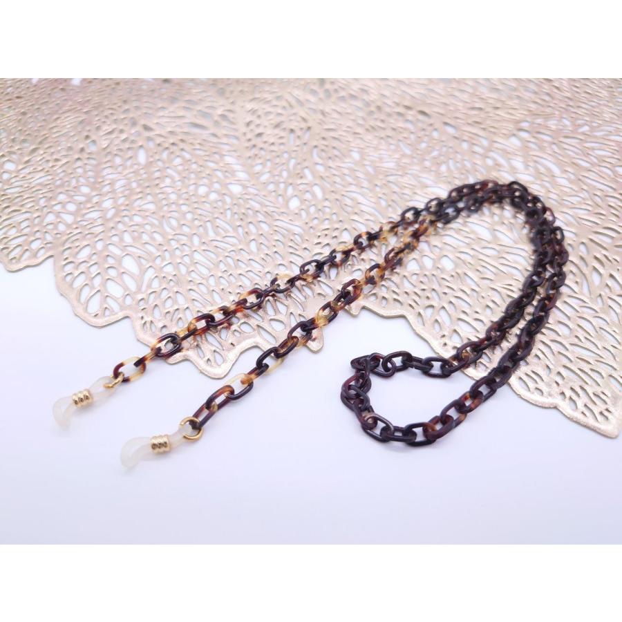 本べっ甲 メガネチェーン（mc-001） : なにわべっ甲プラージュ - 通販