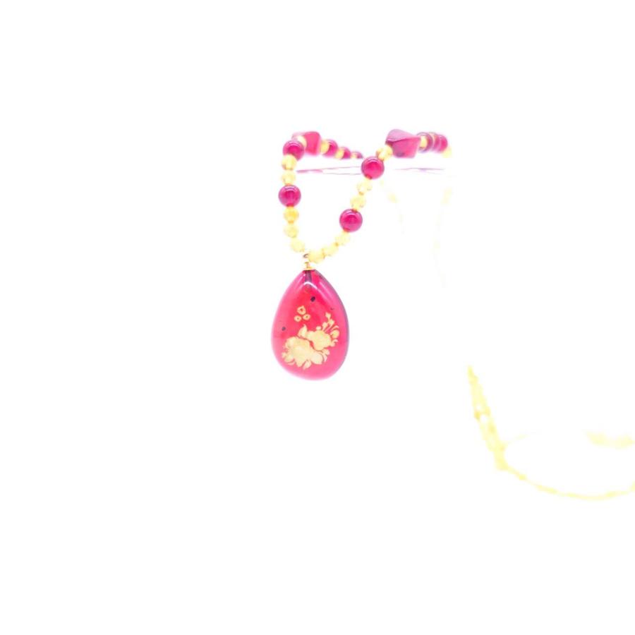 本琥珀　ネックレス（N-036）の画像