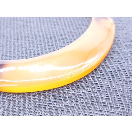 本べっ甲 ネックレス 希少 べっ甲製品 格安  厚み  ボリューム 上品 フォーマル 新品  (N-153)の画像