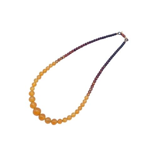 本べっ甲 ネックレス 下白 上品 ハイネック 赤目 黒目 ナチュラル