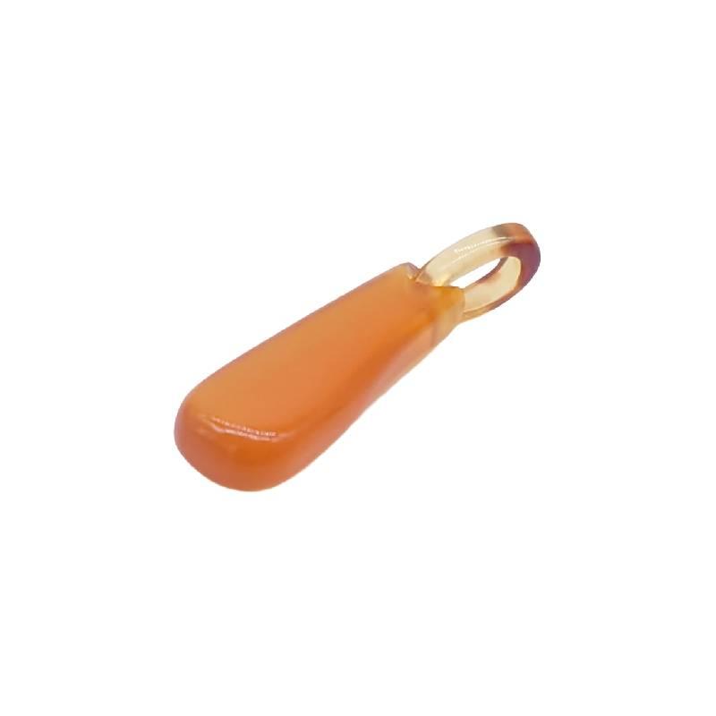 本べっ甲 ペンダント 希少 白甲 飴色 上品 高級 カジュアル アクティブ  (pe-169)