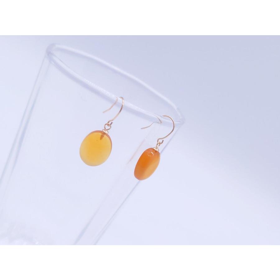 本べっ甲ピアス（Pi-023）の画像