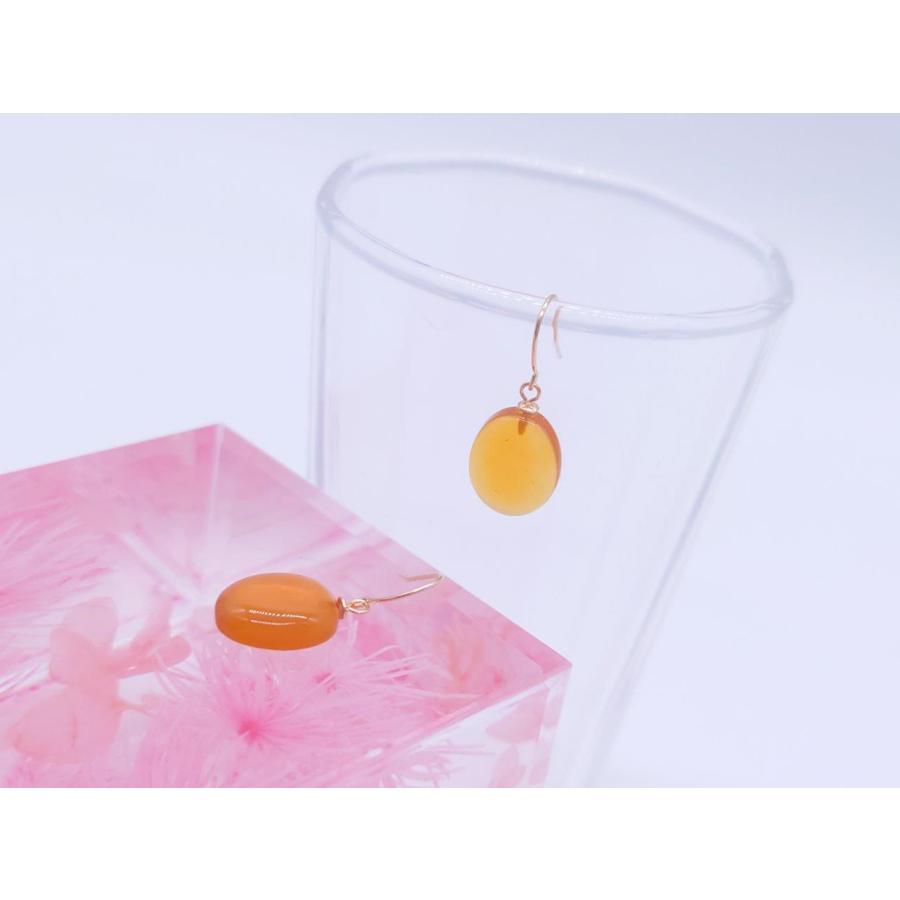 本べっ甲ピアス（Pi-023）の画像