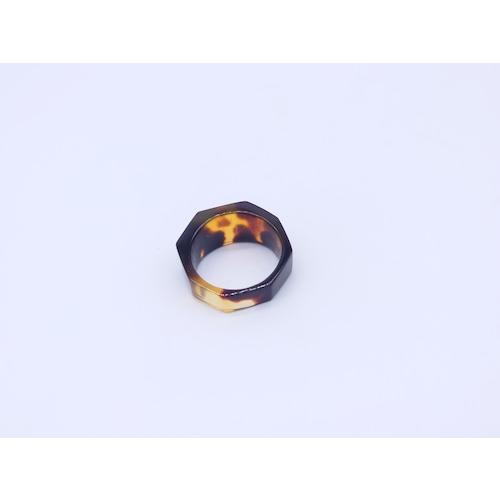 本べっ甲 リング  デザイン  職人技 リーズナブル 指輪 (Ri-046)の画像