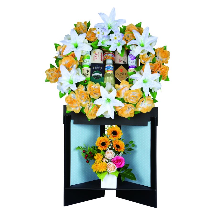 お供え 籠盛(かごもり)(造花）(MH-100)初盆・新盆・お盆 : 贈り物と