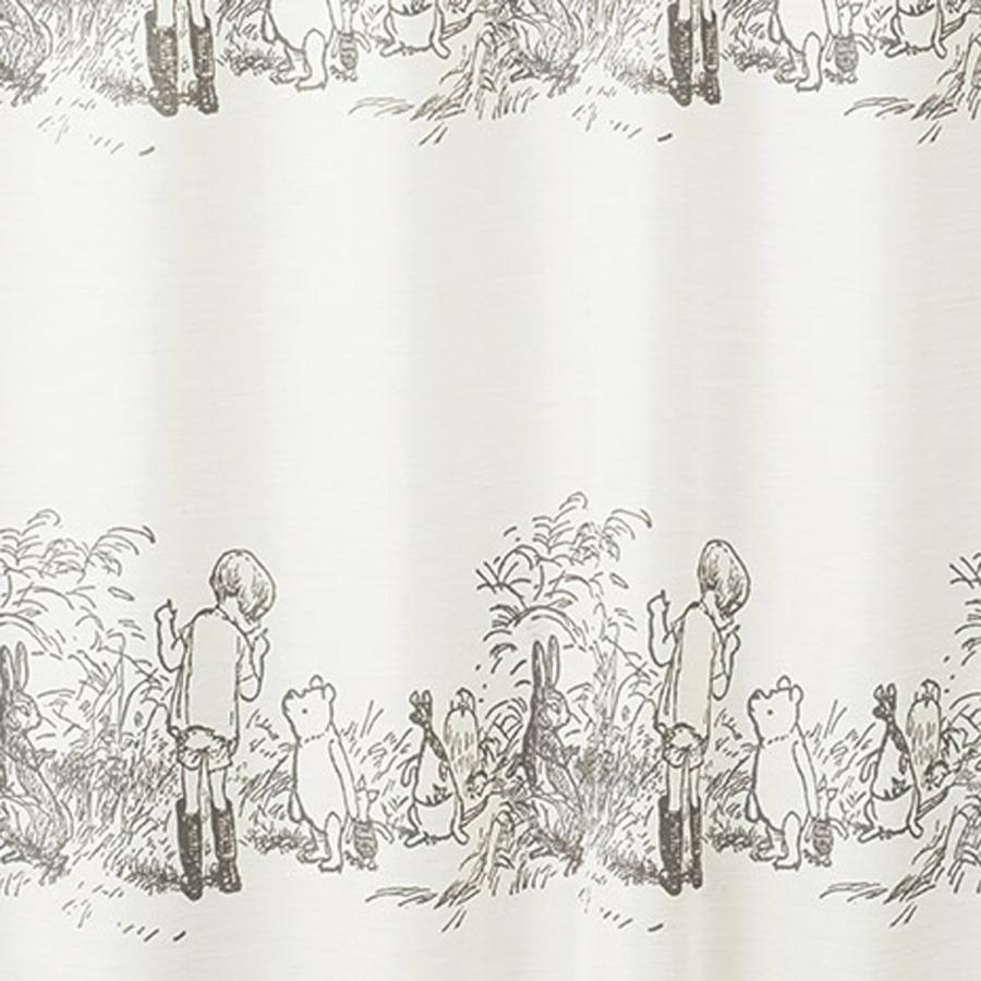 くまのプーさん Winnie the Pooh レースカーテン(1枚)Secret(100×198)M1103 ディズニー 北欧インテリア 国産 日本製｜plaisier｜03
