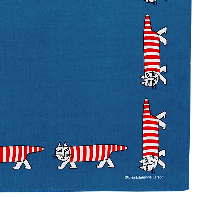 Lisa Larson（リサラーソン） ランチクロス 大判ハンカチ 北欧
