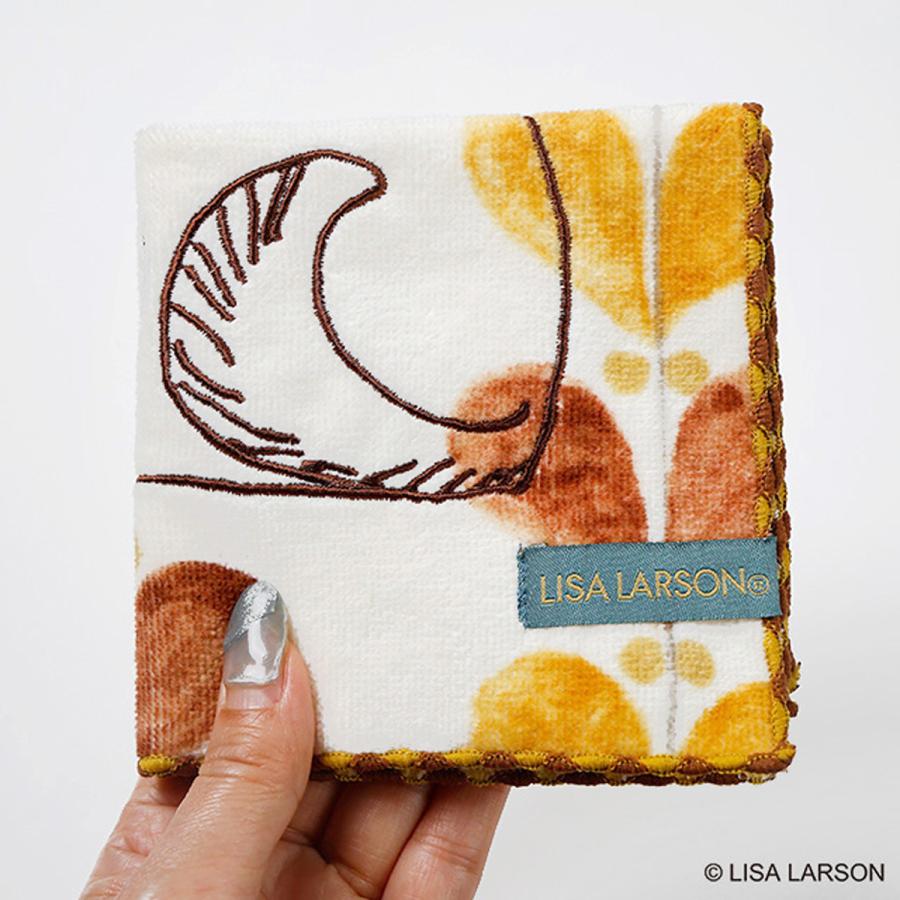 Lisa Larson（リサラーソン） ミニタオル ハンカチ 北欧 雑貨 かわいい