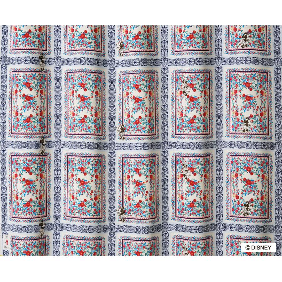 ミッキーマウス MICKEY MOUSE 遮光カーテン(1枚)Royal garden(100×135)M1171 ディズニー 北欧 インテリア 国産 日本製｜plaisier｜02