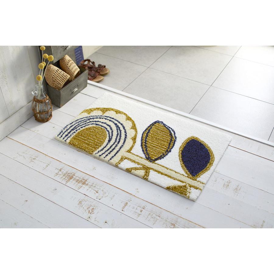 インテリアマット 玄関 サンフラワー Sunflower 45 75cm 北欧 ミニラグ ルーム アクセント 雑貨 おしゃれ かわいい モダン ナチュラル 花柄 Plaisier Smn 754 Plaisier 通販 Yahoo ショッピング