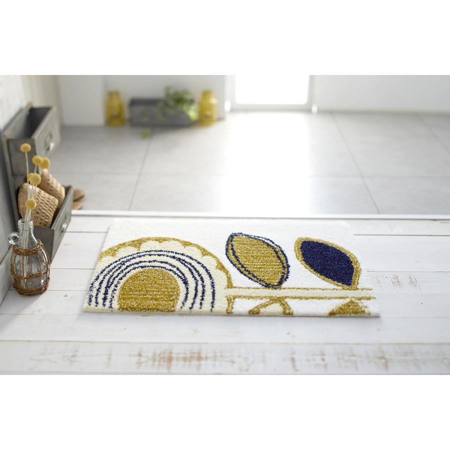 最大47%OFFクーポン DESIGNLIFE インテリア 玄関マット サンフラワー SUNFLOWER 45×75 北欧 ミニラグ ルーム 雑貨 おしゃれ かわいい モダン ナチュラル 花柄 ミニラグ③