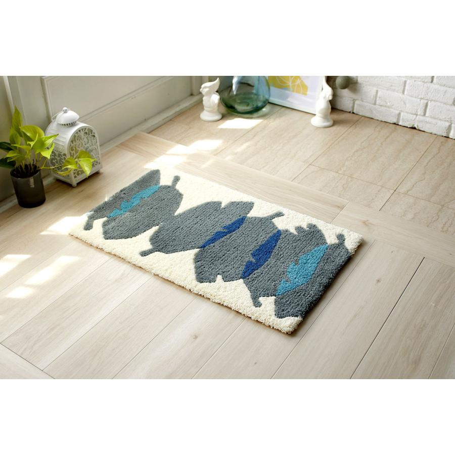 インテリアマット 玄関 マイハ Maiha 45 75cm 北欧 ミニラグ ルーム アクセント 雑貨 おしゃれ かわいい モダン ナチュラル フラワー Plaisier Smn 758 Plaisier 通販 Yahoo ショッピング