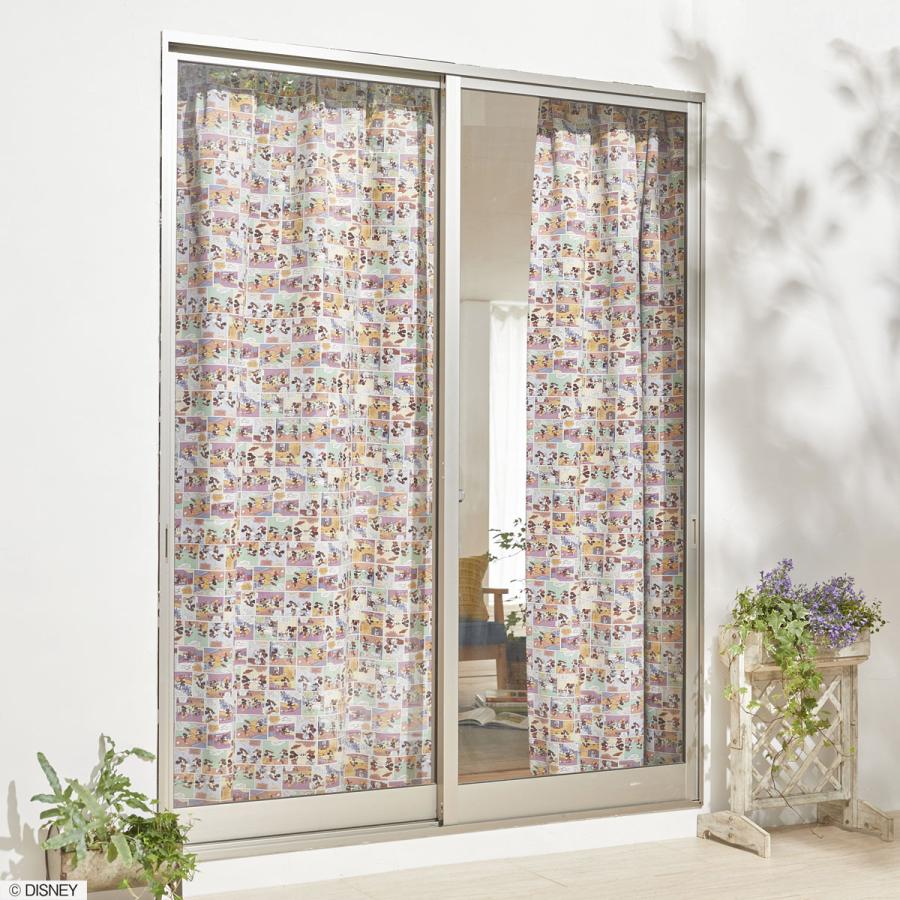 ミッキーマウス ディズニー レトロカーテン ディズニーレトロカーテン