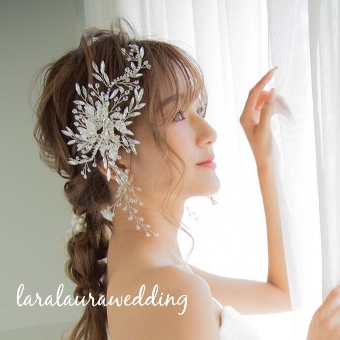 ブライダル ヘッドアクセサリー 結婚式 ブライダルアクセサリー アクセサリー ヘッドドレス レディース ウェディング クリスタルストーン クリスタルビジュー パ Larahd34 Plaisir プレジール 通販 Yahoo ショッピング