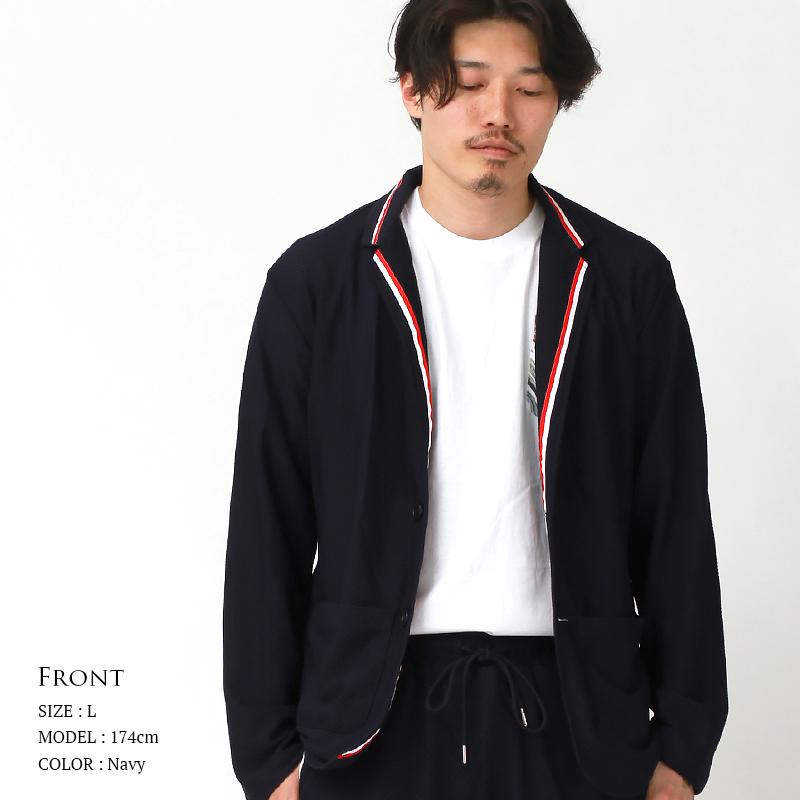 テーラードジャケット メンズ ジャケット ライン セットアップ