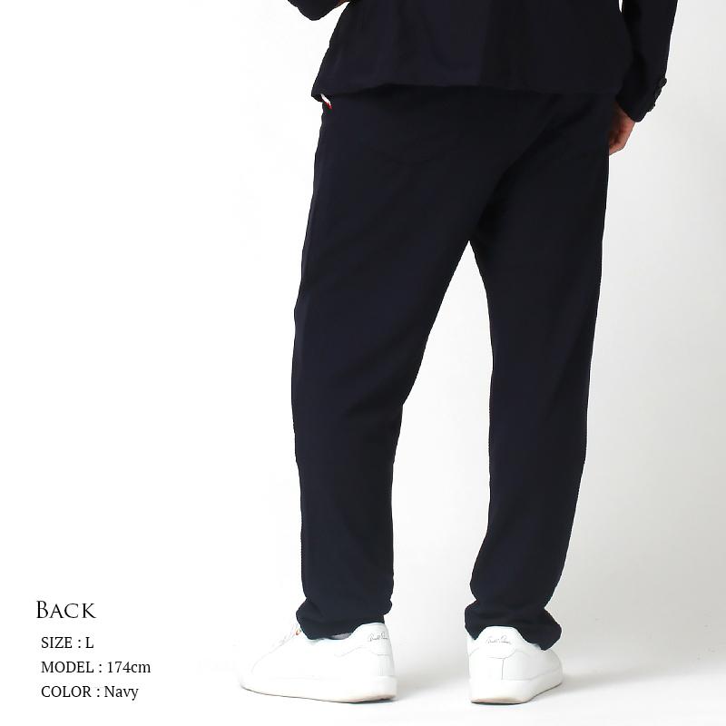 イージーパンツ メンズ メッシュ素材 ストレッチ パンツ メッシュパンツ アンクル丈 テーパードパンツ メンズ 夏 アンクルパンツ クロップドパンツ オフィス|plaisir-shop|07