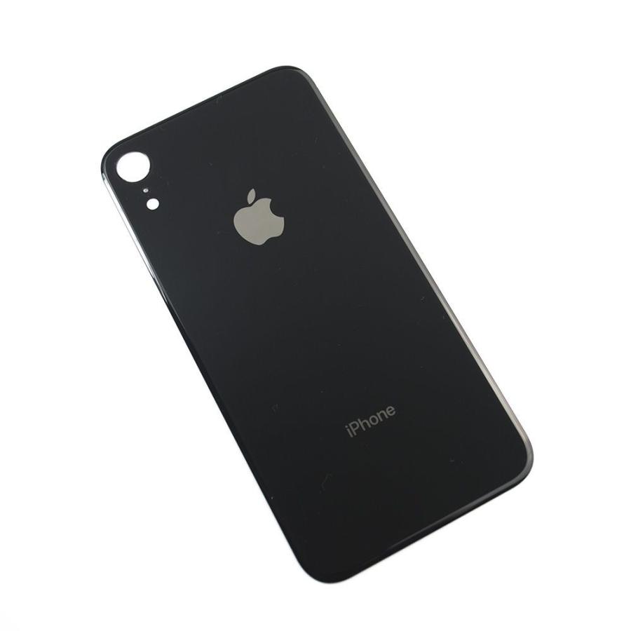 Iphonexr バックパネル カメラレンズなしタイプ 穴大きめ 修理交換用背面ガラスパネル アイフォン修理パーツ 背面パネル割れ 背面ガラス割れ