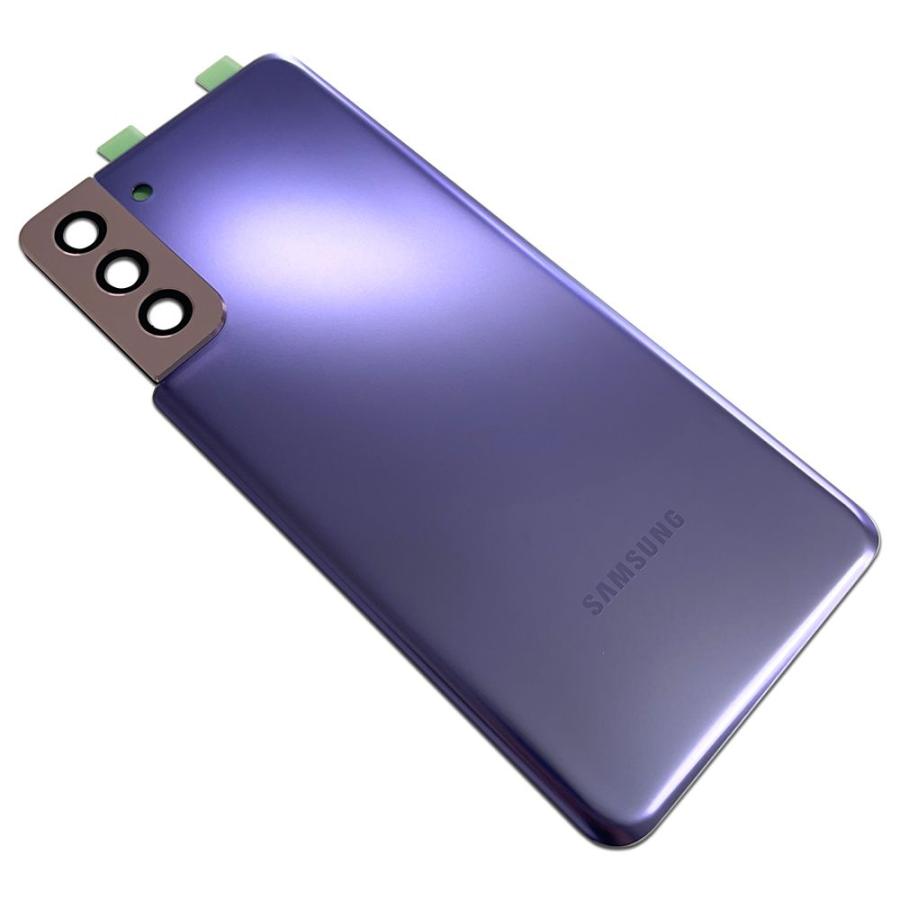 Galaxy S21 256GB パープル本体＋ケース＋予備バックパネル Galaxy S S21+ バックパネル 背面ガラス リアパネル バックプレート