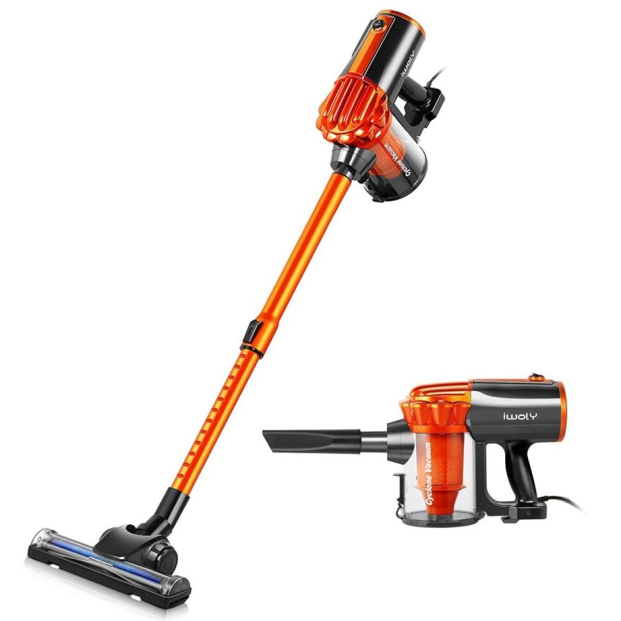 Iwoly 掃除機 サイクロン 600w 超強力吸引 軽量 コード式 スティッククリーナー ハンディクリーナー Hepaフィルター 5mコード付き 壁掛け A パソコン スマホパーツ館 通販 Yahoo ショッピング