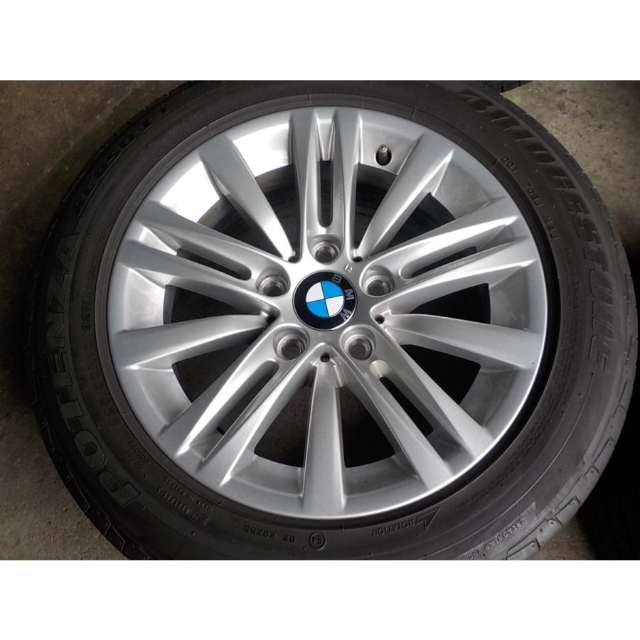 ■業者向は送料安 BMW E90純正16インチアルミ4本タイヤ付き 7J +34 120/5 72.5φ 225/50-16 2017年製■京都発の画像