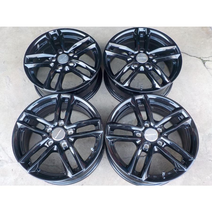 □業者向は送料安VWゴルフトゥーランなどEUROTECH黒16インチアルミ