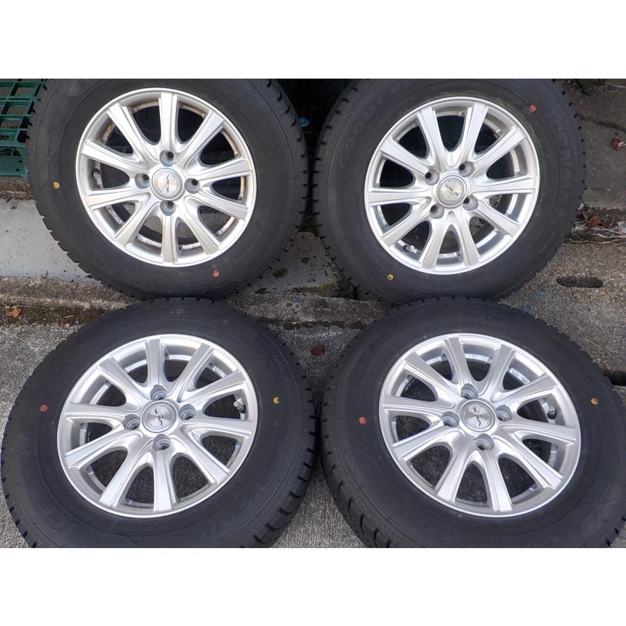 2018年製スタッドレスタイヤ&アルミホイル付13インチ