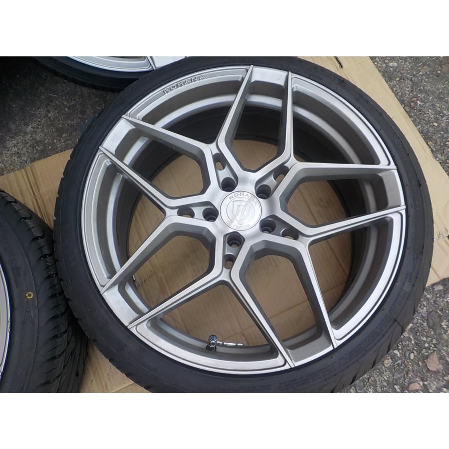 Audi □業者宛送料安 アウディA5 ROHANA RFX11 20インチタイヤ4本 
