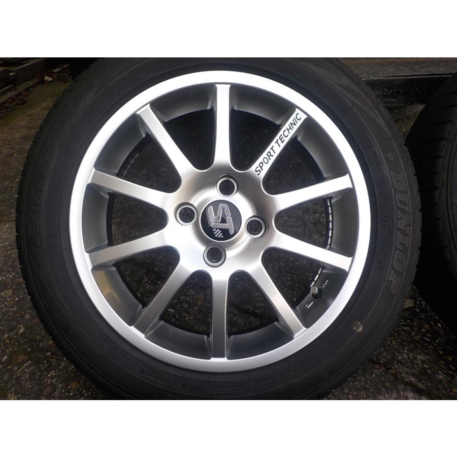 □VW アップ純正15インチアルミスタッドレスタイヤ4本セット 5.5J ＋41 