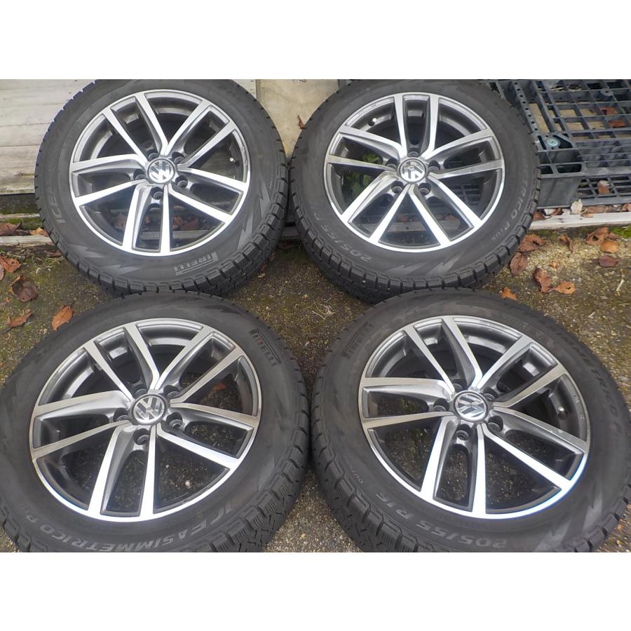 フォルクスワーゲンゴルフ　MAKアルミホイール＋スタッドレス4本セット フォルクスワーゲン（Volkswagen） □VW ゴルフ7など MAK16インチ