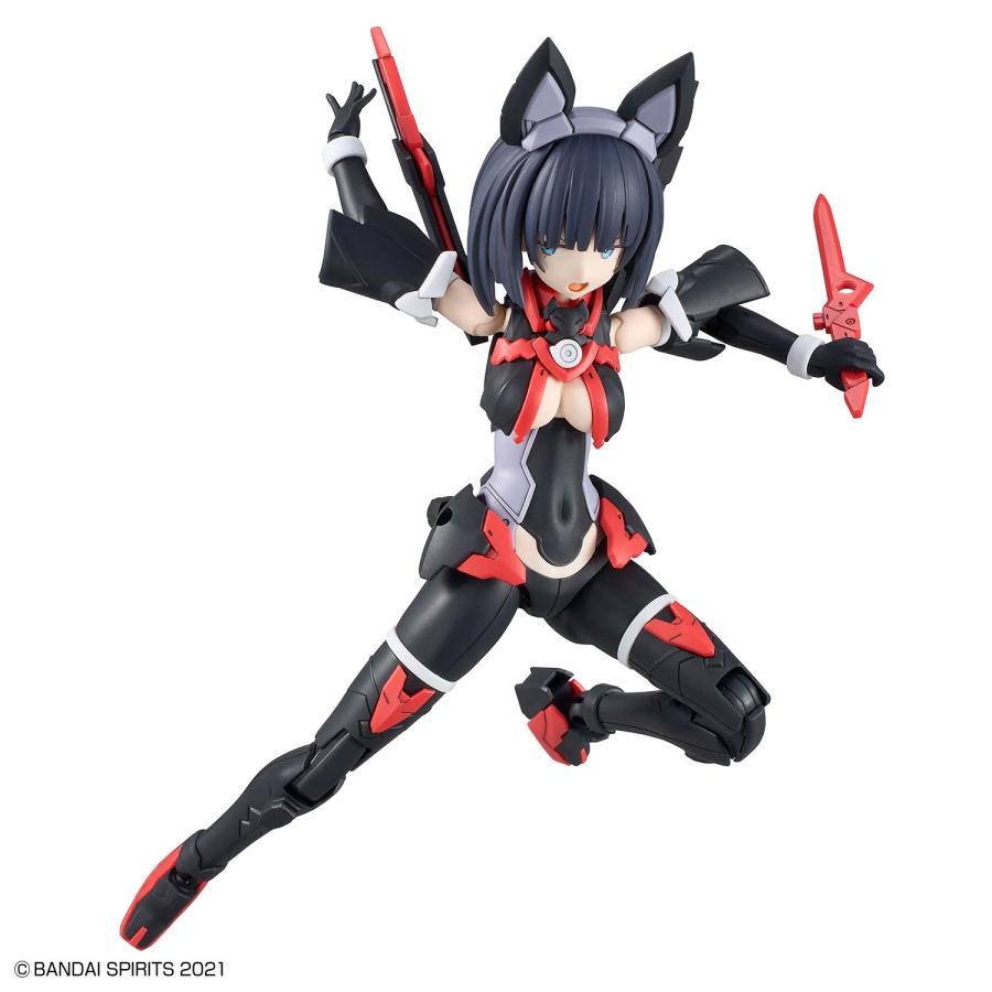 30ms ミコルル 組み立て済み ジャンク プラモデル バンダイ パーツセット BANDAI SPIRITS「30MS」シリーズにケモノ耳カチューシャを装備した新