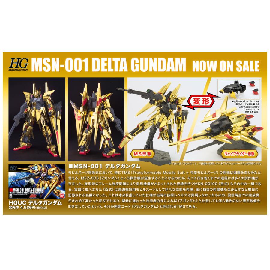 ガンダム HGUC デルタガンダム （1/144 機動戦士ガンダムユニコーンMSV