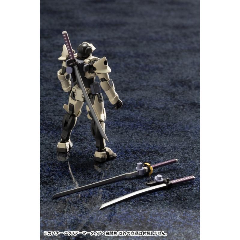 ヘキサギア ガバナー エクスアーマータイプ:白麟角 全高約93mm 1/24スケール プラモデル ガバナー エクスアーマータイプ：白麟角 | HEXA GEAR . COM
