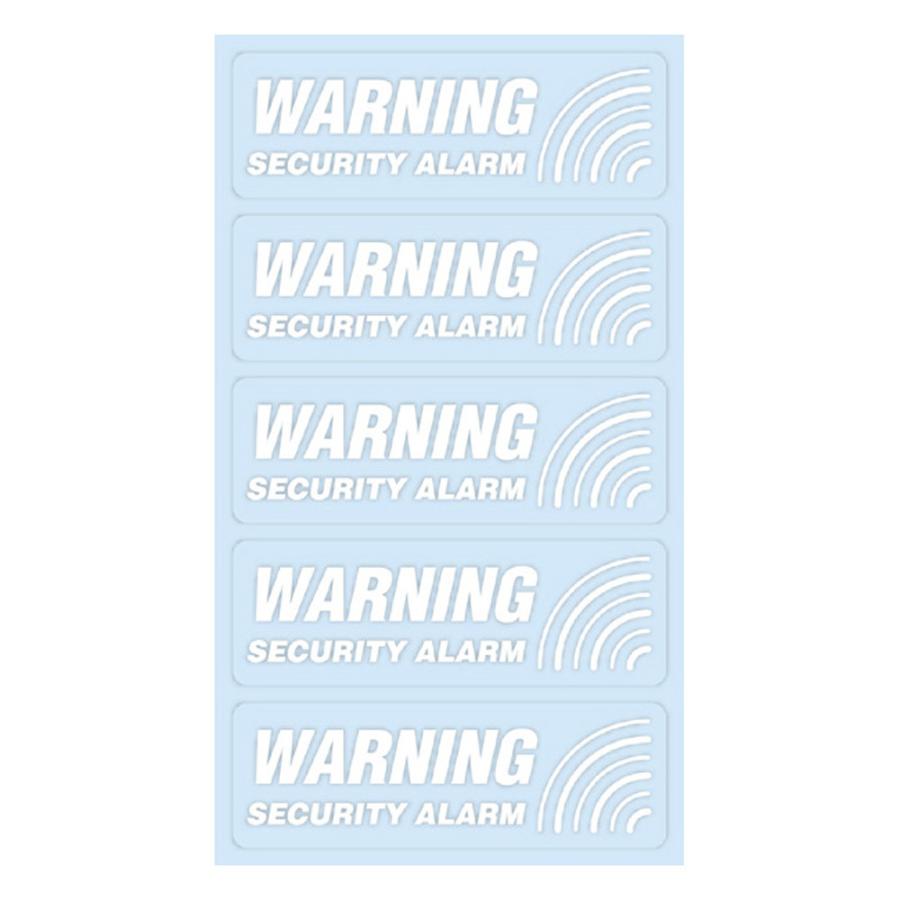 防犯ステッカー 5枚 盗難防止 セキュリティ セキュリティー ステッカー シール 透明外貼 60x20mm ポスト投函 追跡あり (返品交換不可) |  | 01