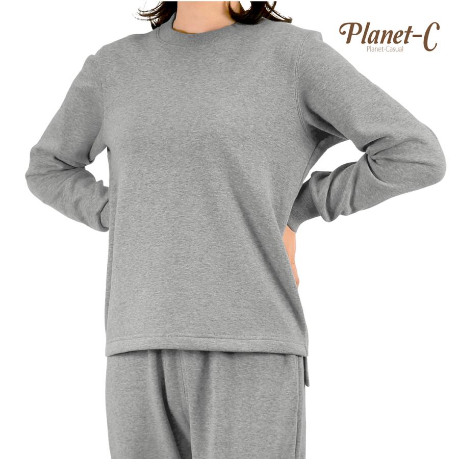 裏ベロア 裏起毛 スウェット トレーナー レディース メンズ トップス 長袖 無地 Aw 秋冬 男女兼用レディース表記ボトムス別売 宅 Planet C Pc 306 Pc 306 Planet C プラネットシー 通販 Yahoo ショッピング