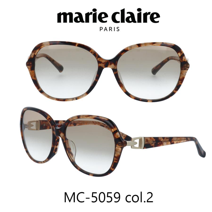 マリクレール サングラス Marie Claire MC-5059 カラー2 ブラウンデミ 