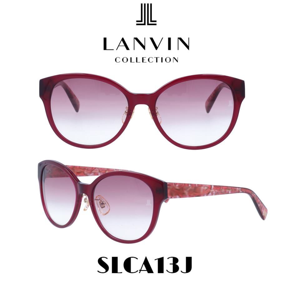 LANVIN COLLECTION ランバン サングラス レディース Lanvin Japanモデル SLCA13J-W48  ワイングラデーション/クリアレッド・クリアレッドパターン : サングラスのプラネット - 通販 - Yahoo!ショッピング