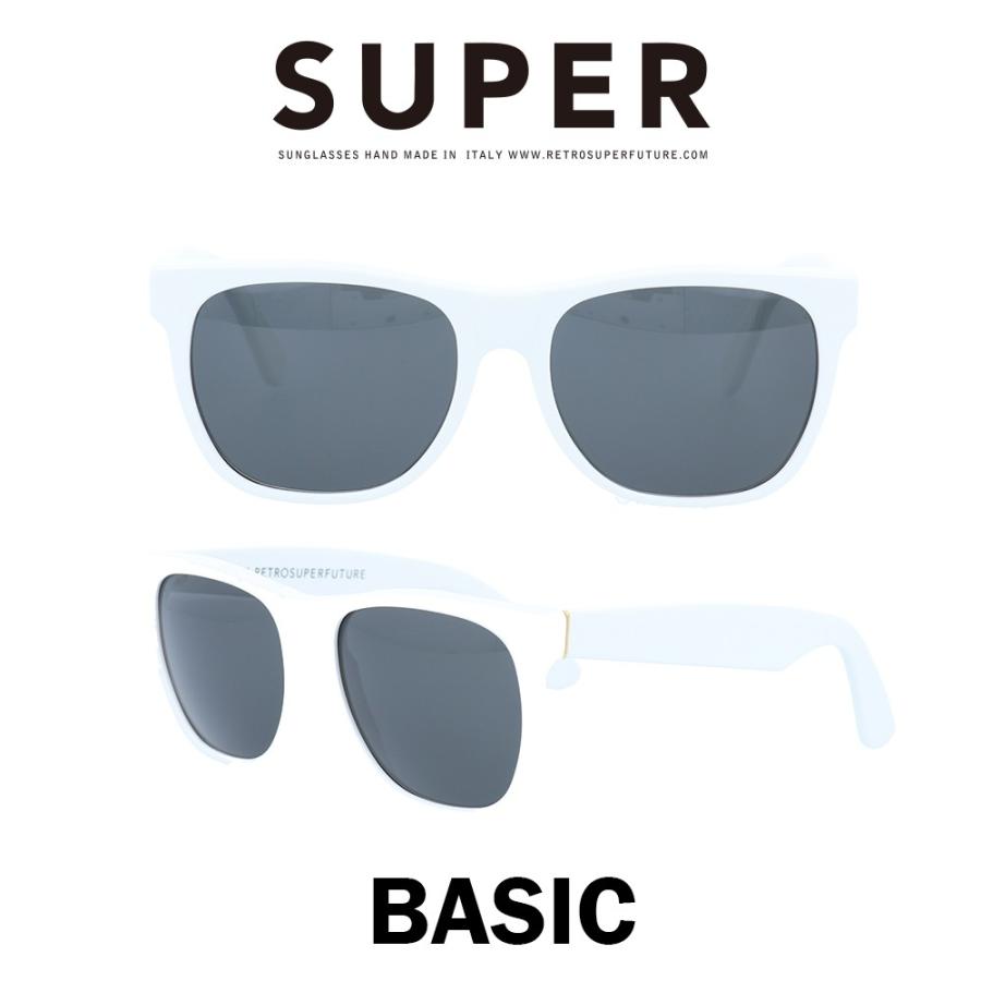スーパー SUPER(スーパー) サングラス ベーシック Basic 001 ホワイト 