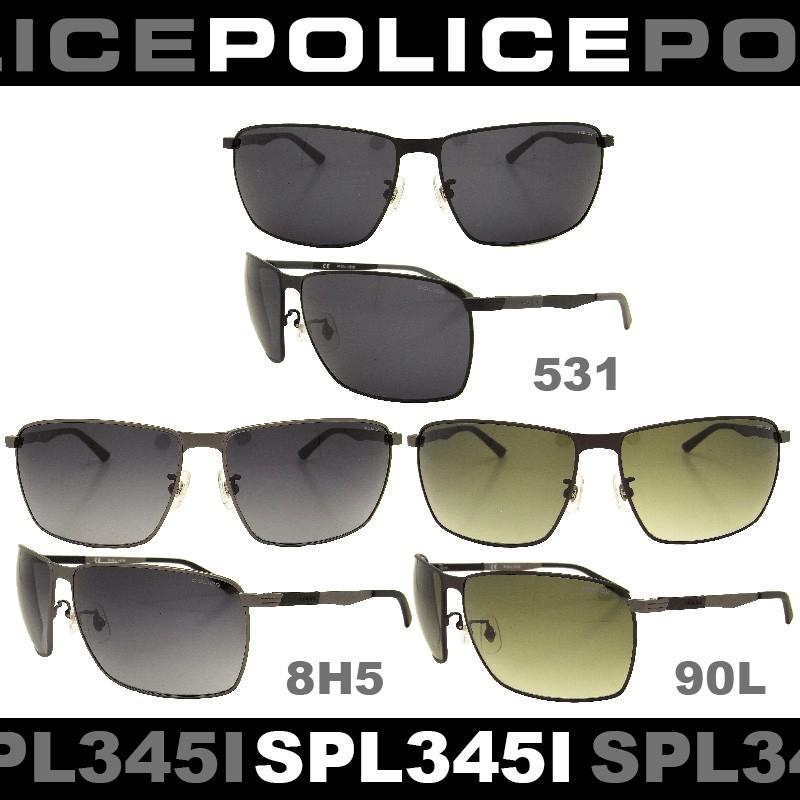 POLICE　サングラス　SPL3451 POLICE（ポリス） サングラス グローバルモデル SPL345I 531 8H5 90L