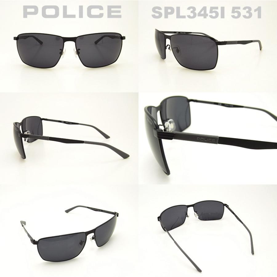 POLICE（ポリス） サングラス グローバルモデル SPL345I 531 8H5 90L