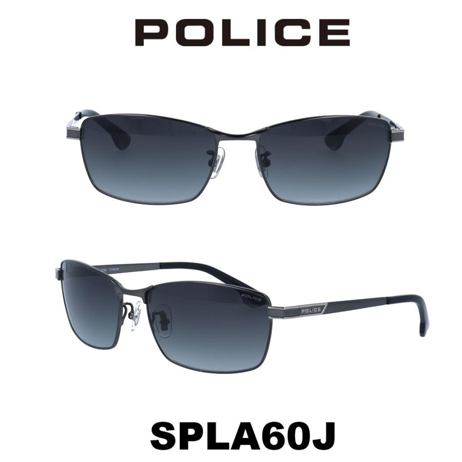 POLICE シルバー グレー サングラス POLICE（ポリス） サングラス SPLQ05J-583X シルバーミラー 正規品