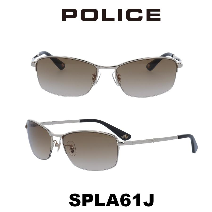 POLICE ポリス サングラス Japanモデル SPLA61J 8FF ゴールド/ブラウン 